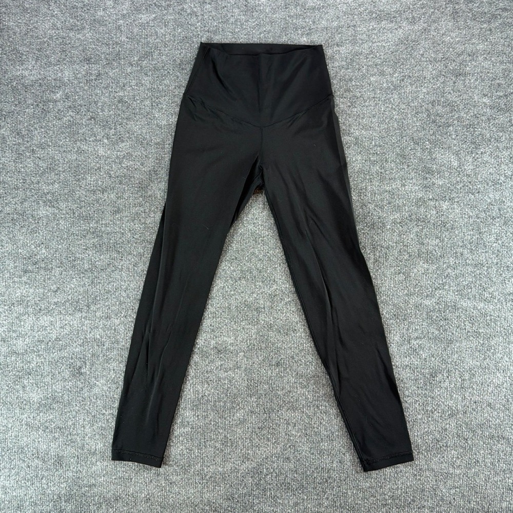 Aerie Black High Waisted‎ Crossover Leggings Womens Small 25 Inseam Athleisure